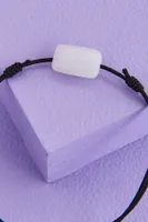 Black White Jade Rack Bracelet