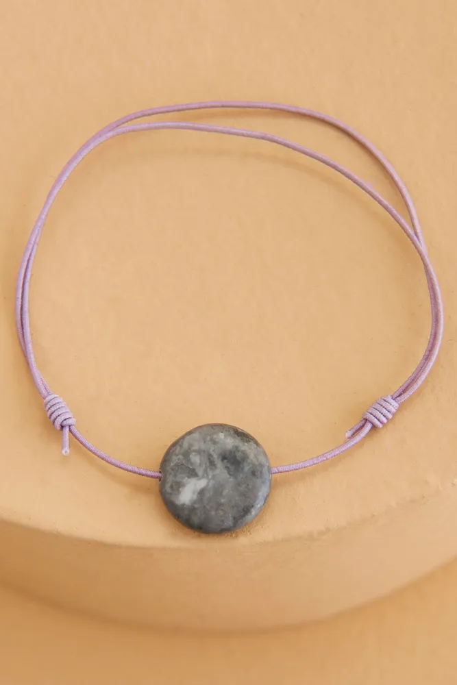 Earthbound Trading Amethyst Beaded Rack Bracelet