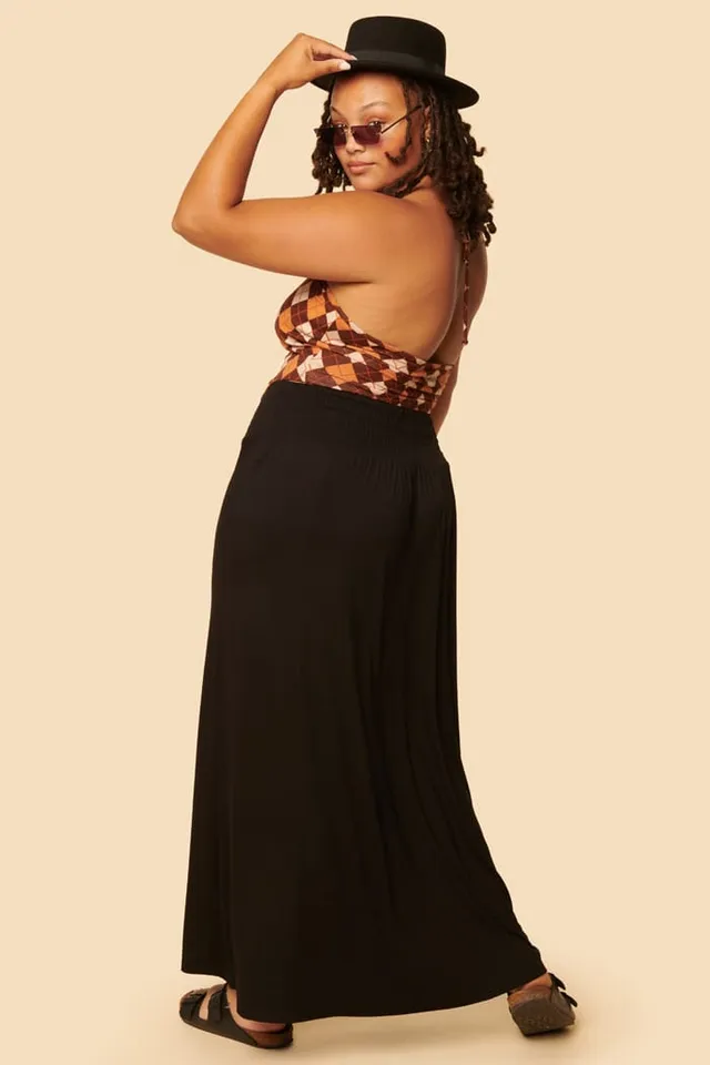 Charcoal Barcelona Maxi Skirt