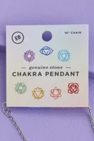 Chakra Stone Figure Necklace