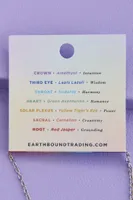 Chakra Stone Moon Necklace