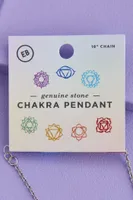 Chakra Stone Infinity Necklace