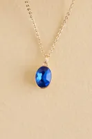 September Birthstone Pendant Necklace