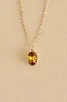 November Birthstone Pendant Necklace