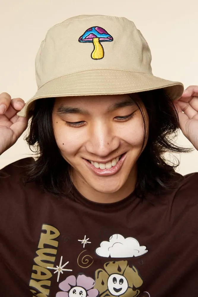 Khaki Fungi Bucket Hat