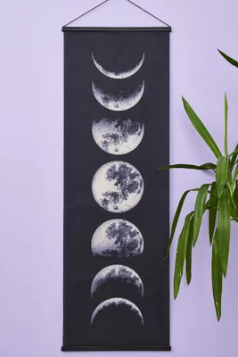 Moon Phase Wall Art Banner