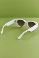 Black and White Mod Sunglasses