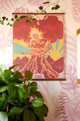 Fire Element Goddess Wall Art Banner (EB Exclusive)