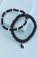 Yin Yang Wooden Bracelet Set