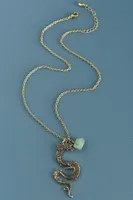 Green Aventurine Dragon Necklace