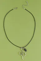 Amethyst Snake Necklace
