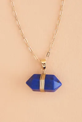 Sodalite Double Pointed Necklace