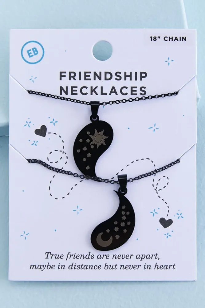 Celestial Yin Yang Friendship Necklace Set