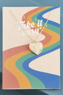 Take It Easy Necklace Card