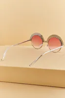 Rainbow Retro Round Sunglasses