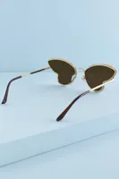 Brown Butterfly Sunglasses