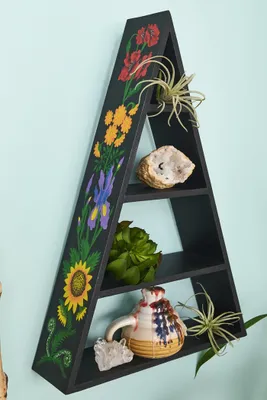 Wildflower Triangle Shelf