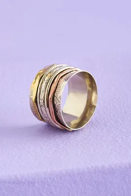 Chunky Stacked Band Ring