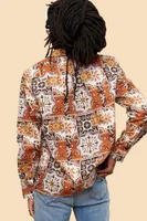 Tile Long Sleeve Button Up Camp Shirt (EB Exclusive)