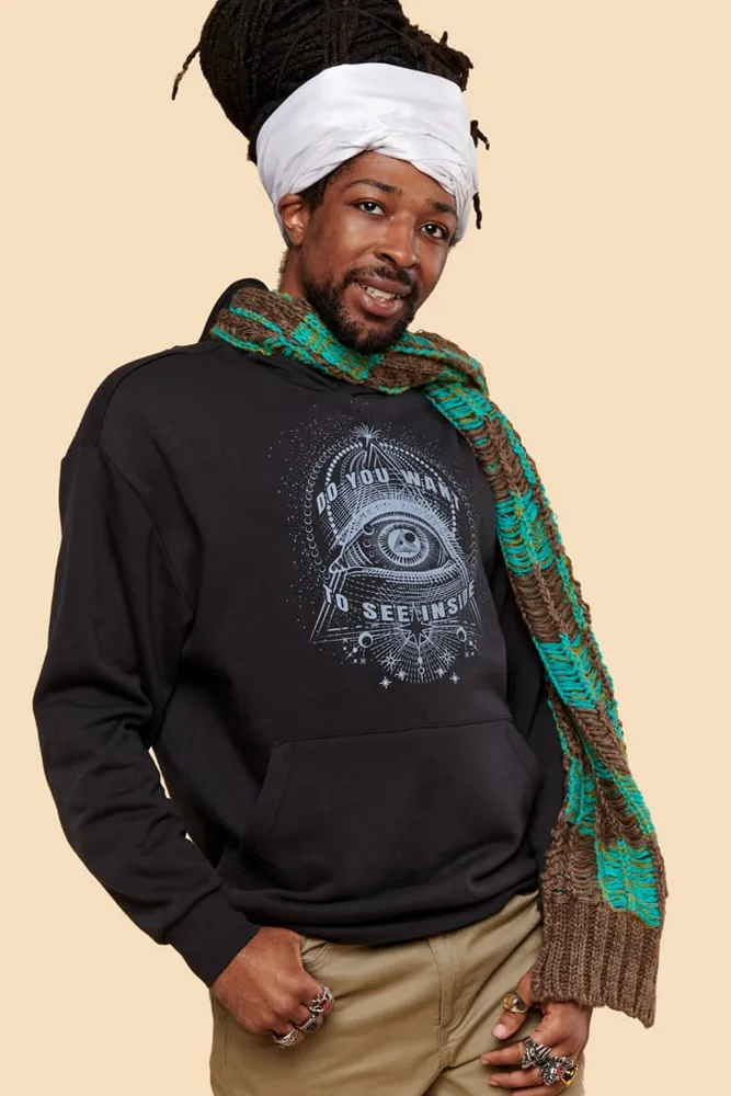 Black Seeing Eye Hoodie