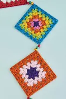 Crochet Squares Wall Hanging