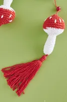 Crochet Mushrooms Wall Hanging