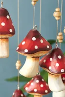 Red Spotted Mushroom Mobile