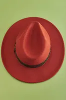 Rustic Floral Panama Hat