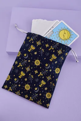 Suites Tarot Card Drawstring Pouch