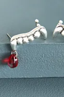 Vampire Teeth Earring Set