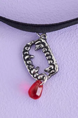 Vampire Fang Choker Necklace
