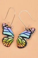 Rainbow Butterfly Half Earrings