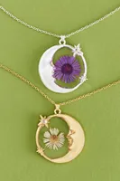 Flowerpress Moon Friendship Necklace Set