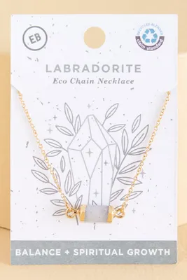 Labradorite Eco Chain Necklace