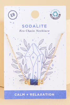 Sodalite Eco Chain Necklace