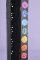 Black Chakra Coffin Incense Burner