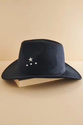 Black Stars Rancher Hat