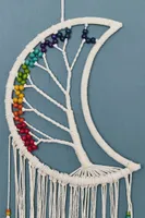 Tree of Life Moon Macrame Wall Hanging