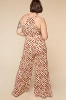 Checker Icons Wide Leg Sleep Pants (EB Exclusive)