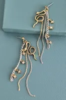 Cosmic Snake Chain Earrings
