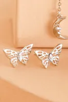 Whimsical Butterfly Earring Set
