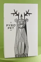 Pyropet Burgundy Reindeer Candle