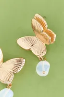 Dimensional Butterfly Opalite Earring