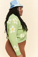 Smiley Daisies Cardigan