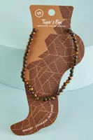 Tiger’s Eye Anklet