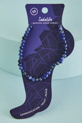 Sodalite Anklet