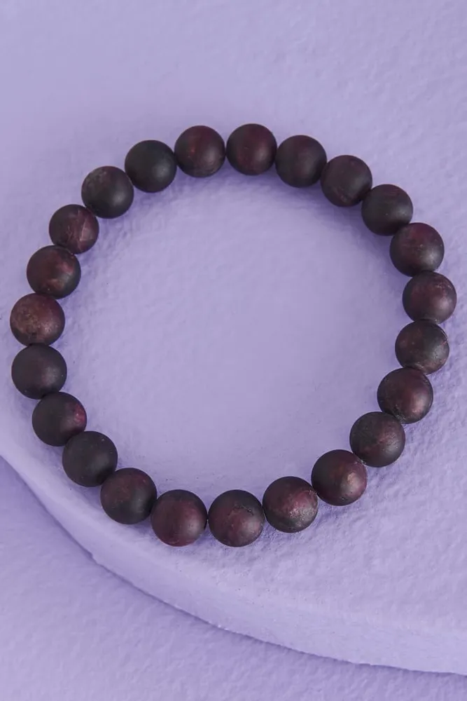 Matte Garnet Bracelet