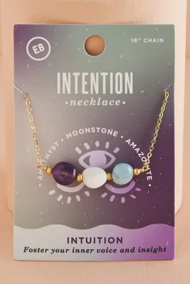 Intuition Crystal Intention Necklace