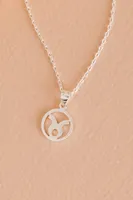 Taurus Zodiac Symbol Necklace