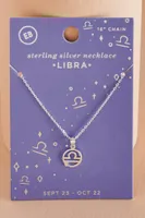 Libra Zodiac Symbol Necklace